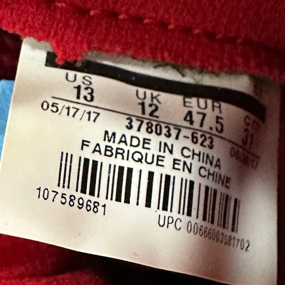 Nike Air Jordan 11 Retro 'Win Like '96' 2017 Sneakers Gym Red 378037-623 Sz 13 - Picture 7 of 7